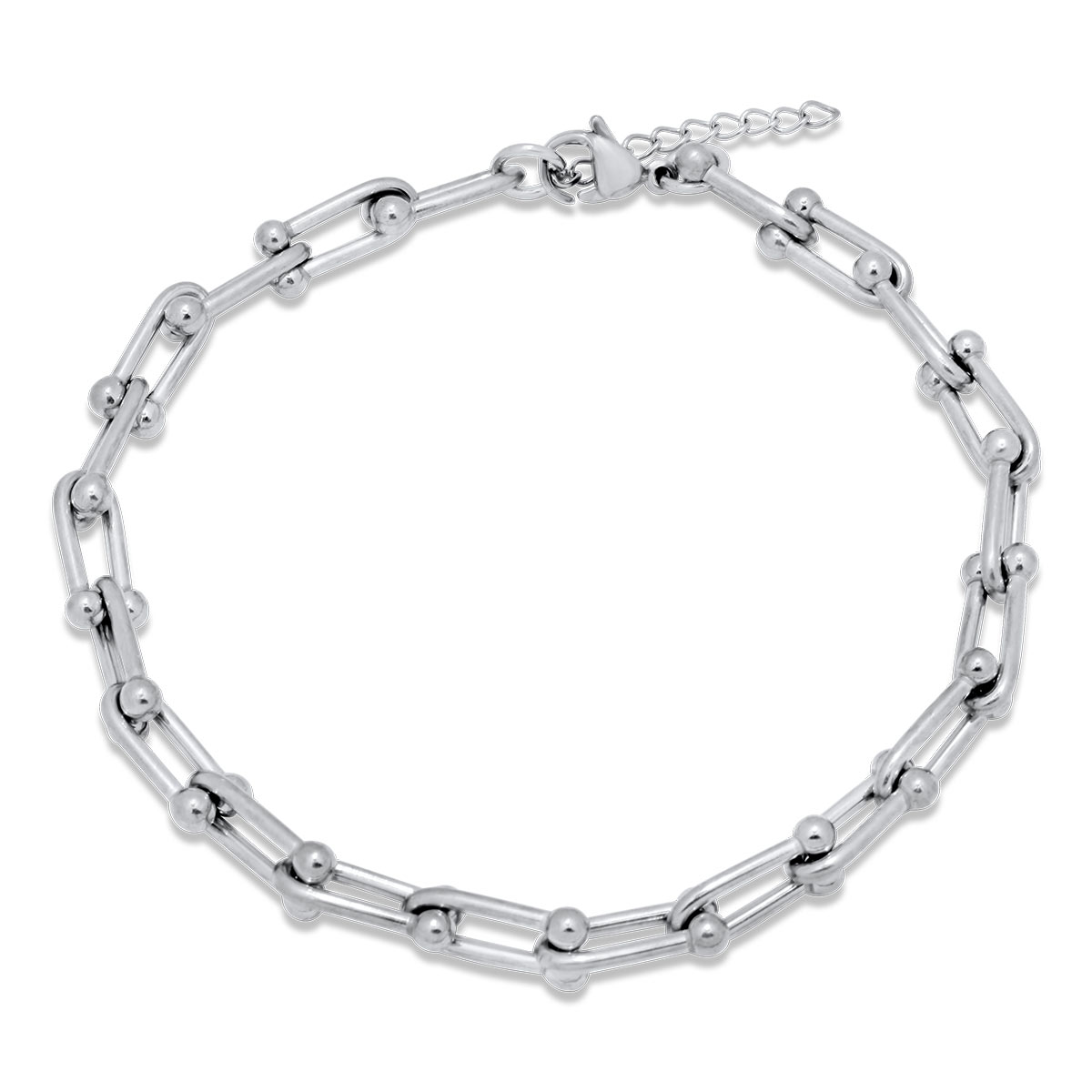 Ruin Silver Bracelet 6MM Βραχιόλι από ανοξείδωτο ατσάλι 316L